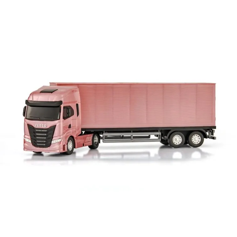 Caminhão Brinquedo Iveco S-Way Baú Brinquedo 47cm Articulado