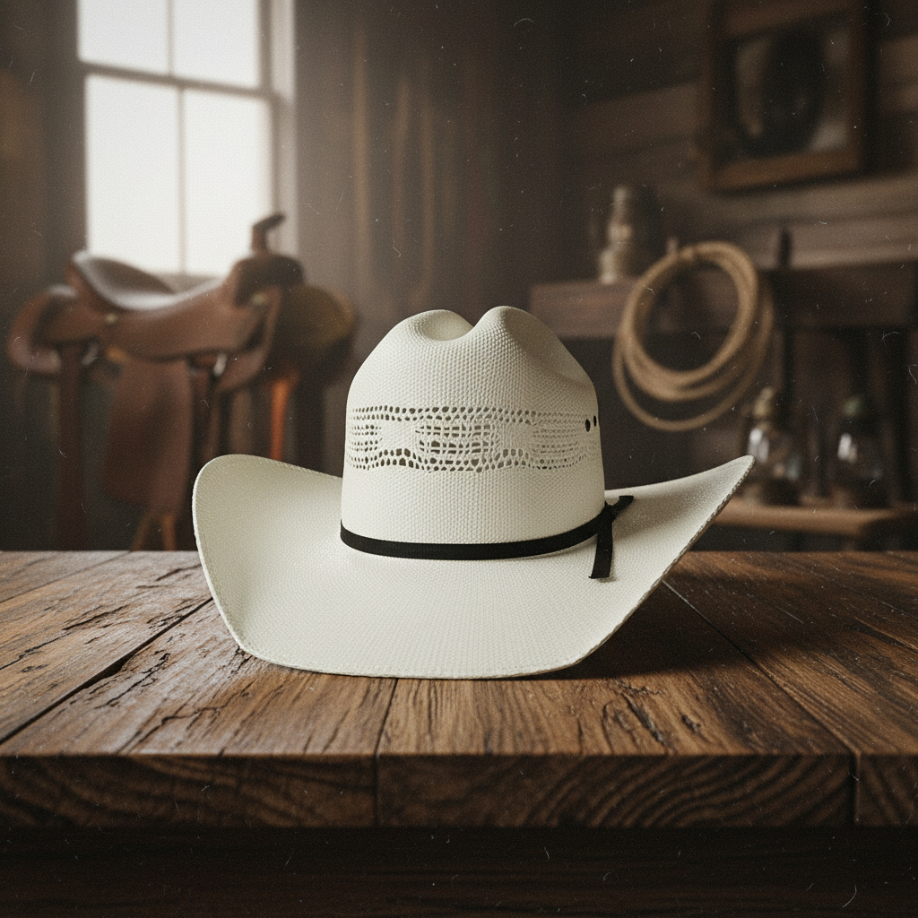 Chapéu Country Bangora Aba12 Rodeio Premium Western Palha Original Americano Texanos Confortável