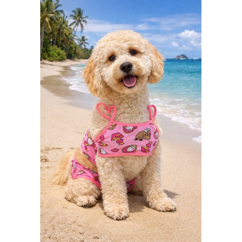 Biquini para pet para cachorro e gato.primavera verão