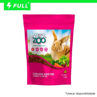 Megazoo Super Premium Extrusada Coelhos Ornamentais 1,2kg Nutrição Avançada Adultos em Oferta na Shopee