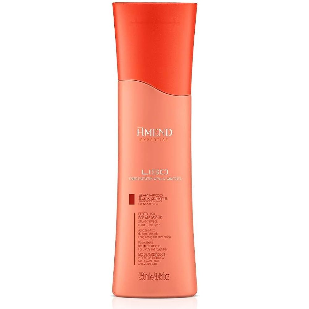 SHAMPOO EXPERTISE SUAVIZANTE AMEND LISO DESCOMPLICADO 250ML em Oferta na Shopee