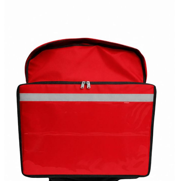 Capa Mochilas Bag Vermelha (SEM ISOPOR)Térmicas De  Motoboy Para Isopor De 45 Litros Entregas