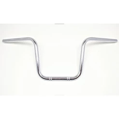Guidão Alto Seca Sovaco Cromado Polido 25 Cm 10 Polegadas Kansas Chopper Road Virago Intruder Mirage
