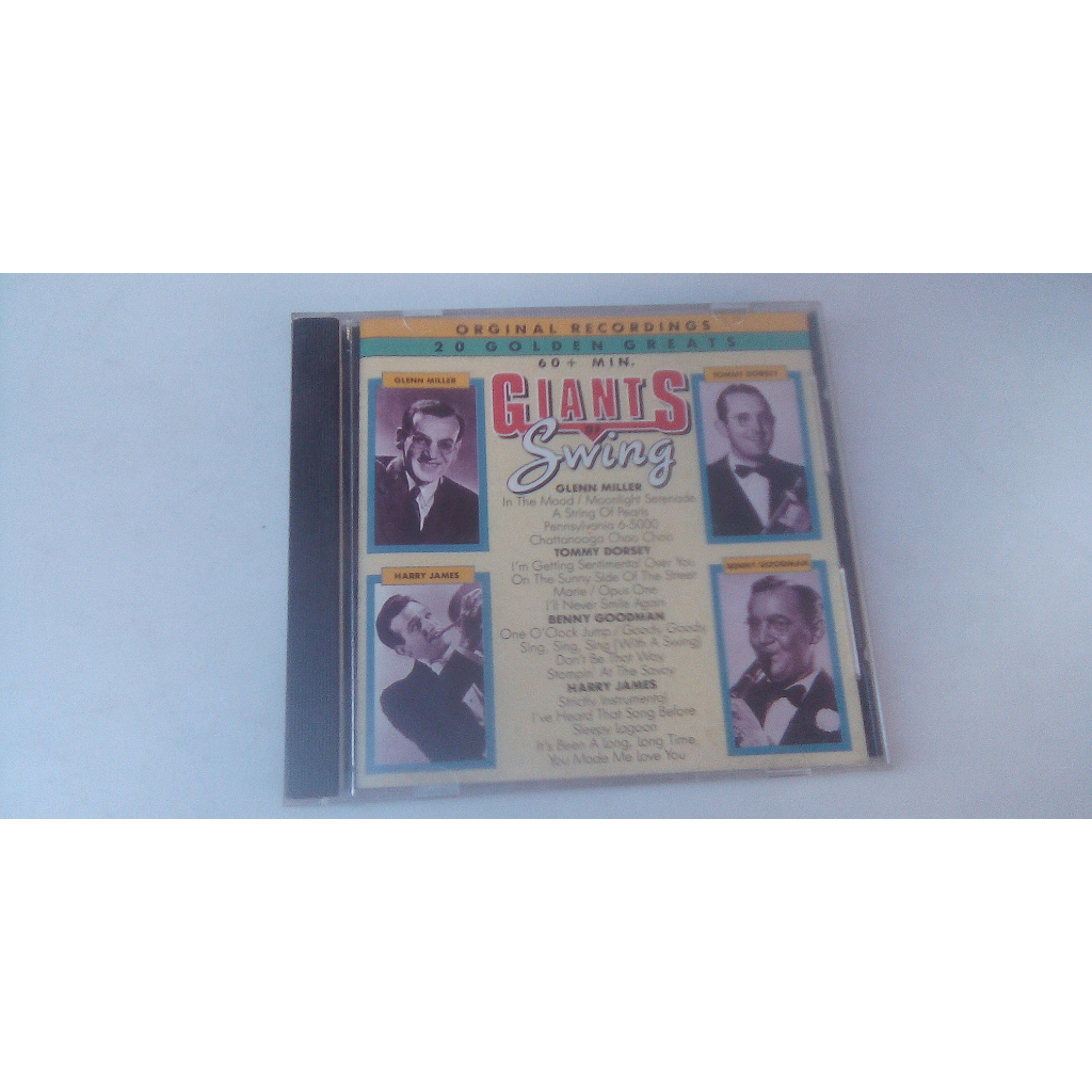 Cd - 20 Golden Greats - Giants of Swing - Glenn Miller - Tommy Dorsey - Benny Goodman - Harry James