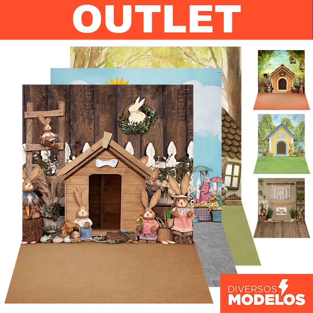 Fundo Fotográfico Páscoa Pet Shop Vários Modelos Queima Estoque 120x170 em Oferta na Shopee