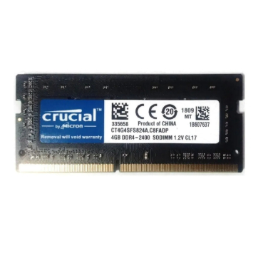 MEMORIA 4GB DDR4 2400MHZ DIMM 1.2V CRUCIAL CT4G4SFS824A