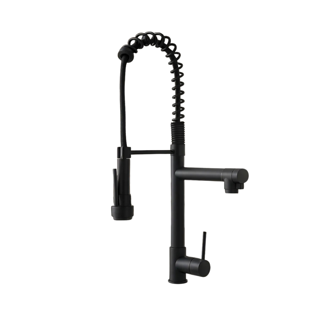 TORNEIRA COZINNHA GOURMET TOR-005 MONOCOMANDO 50CM COM DUCHA DOMUM PRETA