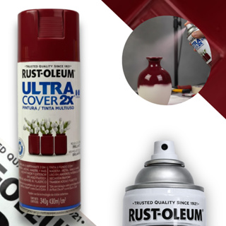 Spray Ultra Cover Multiuso Vermelho Brilhante Rust Oleum em Oferta na Shopee