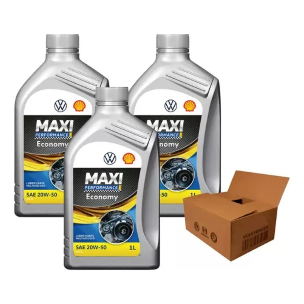 Kit 3 Óleos 20w50 Fusca Kombi Brasilia Motor A Ar Maxi Vw em Oferta na Shopee