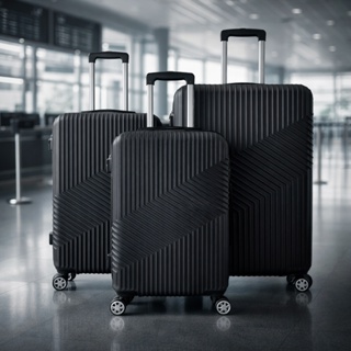 Kit 3 Malas de Viagem P/M/G Rígidas ABS com Cadeado Numérico e Rodas 360 em Oferta na Shopee