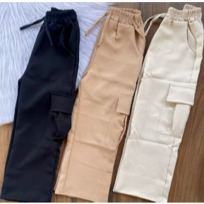 Calça Alfaiataria com Cinto Luxo Infantil e Juvenil Menina 10 ao 16 Wide Leg Cargo Moda Blogueira Menina em Oferta na Shopee
