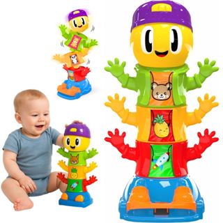 Brinquedo Educativo Infantil Empilhar Torre Encaixe 1 Ano em Oferta na Shopee