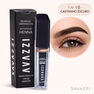 Henna Sobrancelha Pronta Para Uso Extratato Renna Design Alta Fixação 4,5g Savazzi em Oferta na Shopee