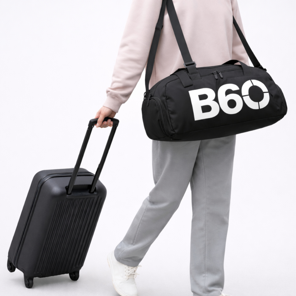 Kit Mala Viagem Bordo 10kg + Bolsa Mochilla Multifuncional Grande Transversal Bagagem de Mão Cabine