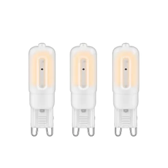 Kit 3 Lampada Led Luxpin Lac 4w 2700k 4000k ou 6500k Branco Quente Neutro ou Frio G9 110v ou 220v Branco Alut By Avant