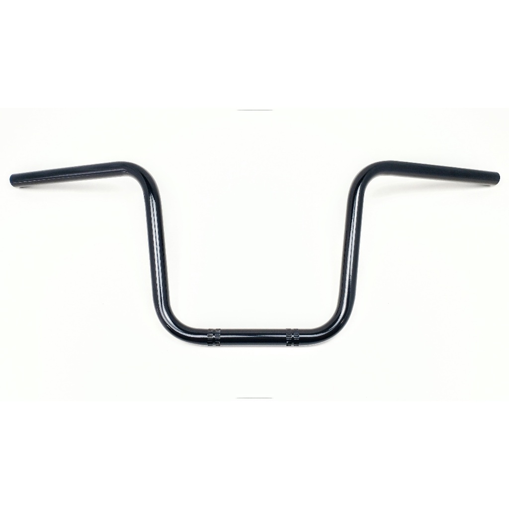 Guidão Ape Hanger 25 cm 10 polegadas Preto CB 450 Fym 250 Chopper Road 150 Kansas Intruder Virago