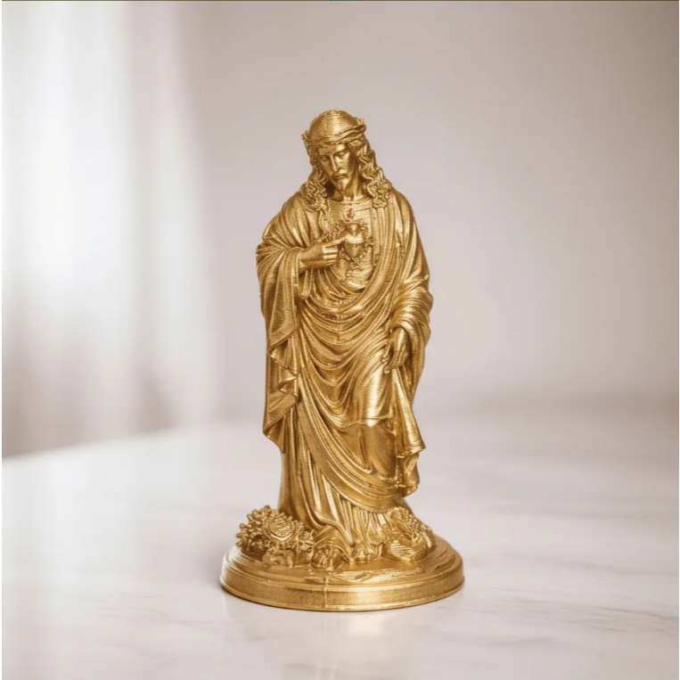 Imagem Sagrado Coração de Jesus | Decoração Católica Religiosa | Presente de Fé, Amor e Proteção para Casa