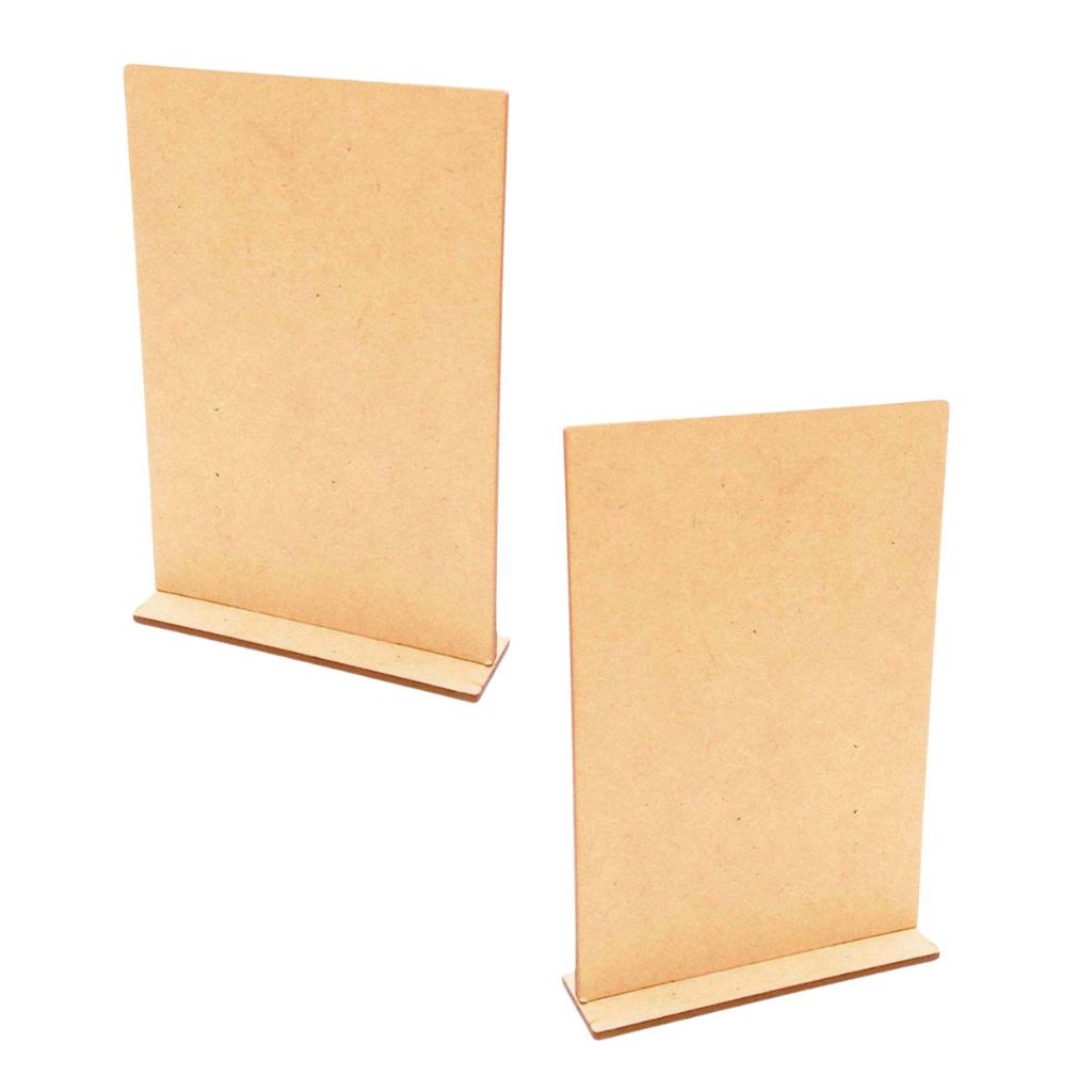 Kit 100 plaquinha display mini cenario vertical painel 10x7,5 placa foto adesivo 7,5x10 cm mdf cru