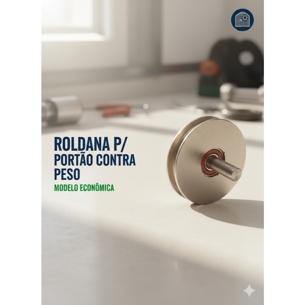 ROLDANA P/ PORTÃO CONTRA PESO ECONÔMICA 100MM