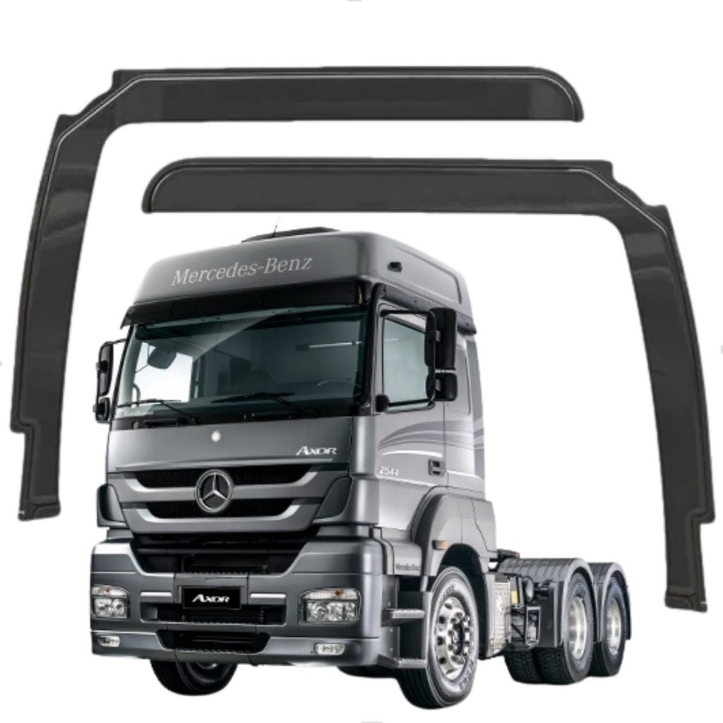 Calha De Chuva Mb Atego Axo Defletor Injetada Original em Oferta na Shopee