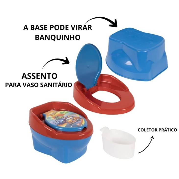Troninho Redutor de Assento e banquinho Penico Infantil 3 EM 1 Para Desfralde de Bebês Peniquinho em Oferta na Shopee