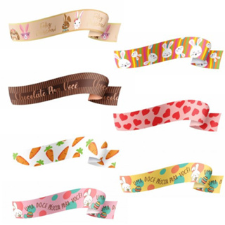 Fita de Páscoa Plástica Decorada 32mm x 10metros Albano (Fracionada) em Oferta na Shopee