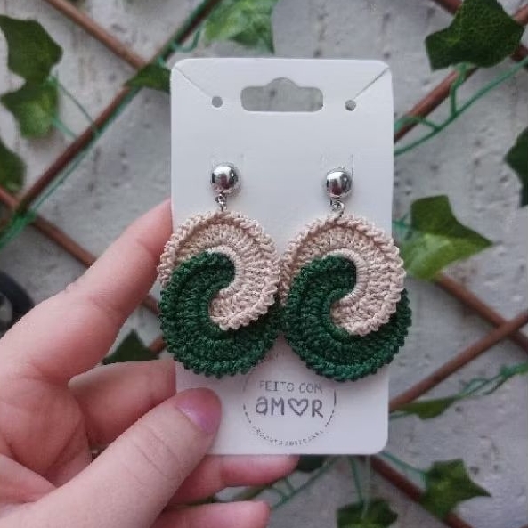 Brincos Artesanais de Crochê: Onde Comprar | BuscaProdutos