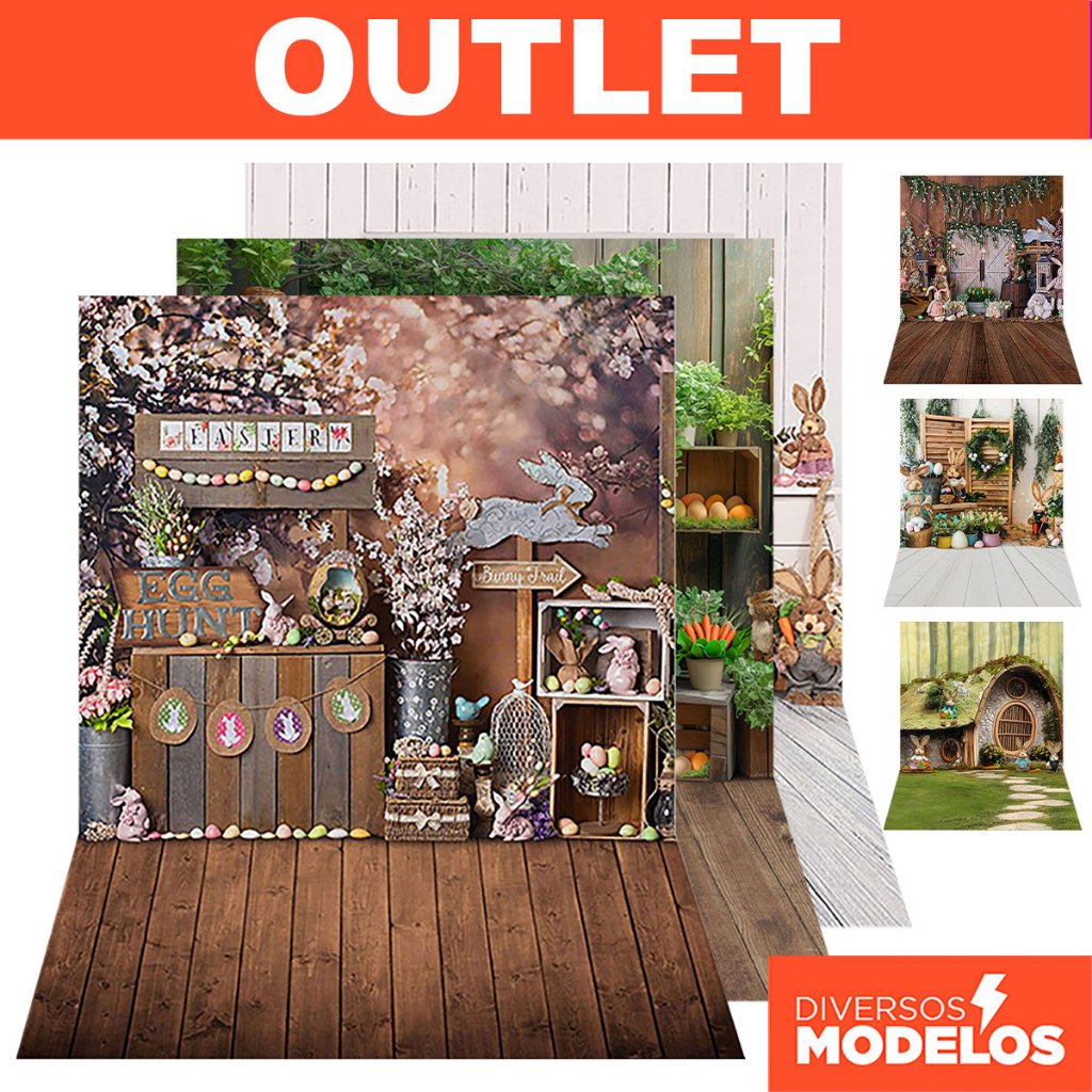 Painel Fundo Fotográfico Em Tecido Páscoa Queima Estoque 170x260 em Oferta na Shopee