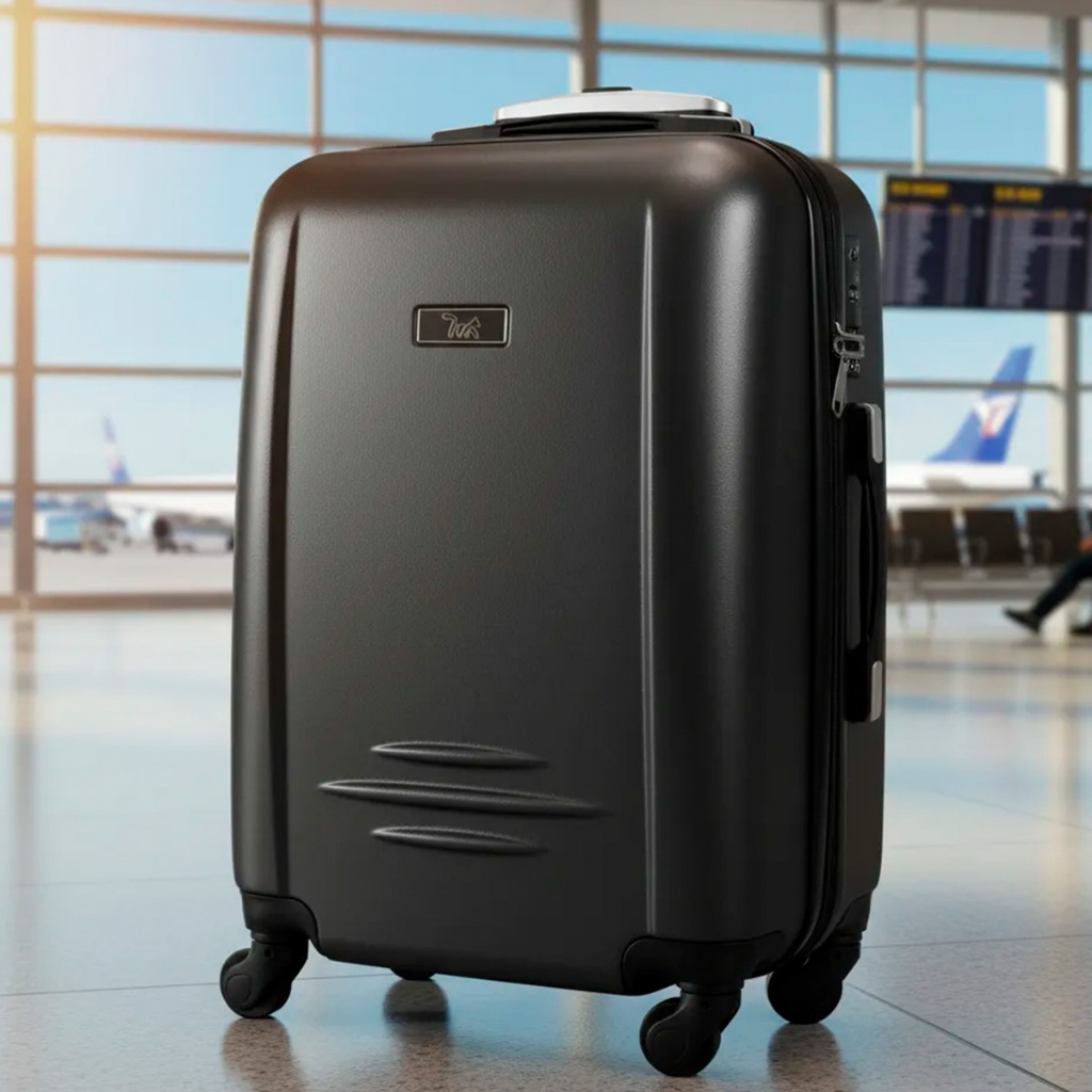 Mala De Bordo Viagem Fechadura Tsa Fox Travel Pequena 10kg Preto Para Viagem Férias