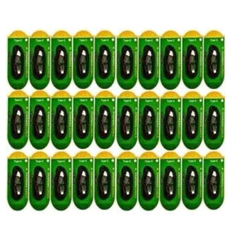 Kit 5/10/15/20/25 Cabo Carregador TURBO 25w Micro USB Rápido Para Tipo De Aparelho V8/ Type C/ IOS