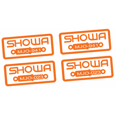 Kit Adesivos Suspensão Showa CBX 750 Metalizado