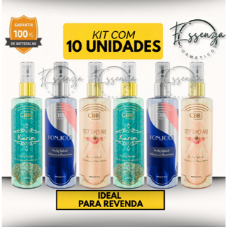 Kit 3; 6 e 10 Und Body Splash Árabe / Francês– Nefertari, Karim e Bonjour – Revenda / Alta Fixação em Oferta na Shopee