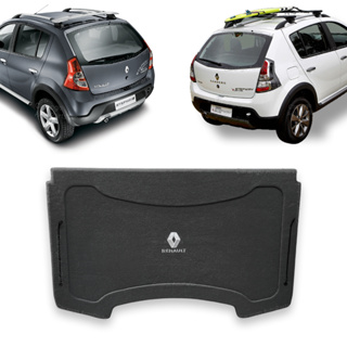 Tampão Porta-malas Sandero Stepway 2008 A 2014 Carpetado C/ Furo Falante 6x9 em Oferta na Shopee