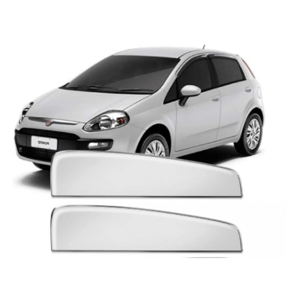 APLIQUE CROMADO MAÇANETA EXTERNA FIAT PUNTO 2008 ATÉ 2017 (2 PORTAS)