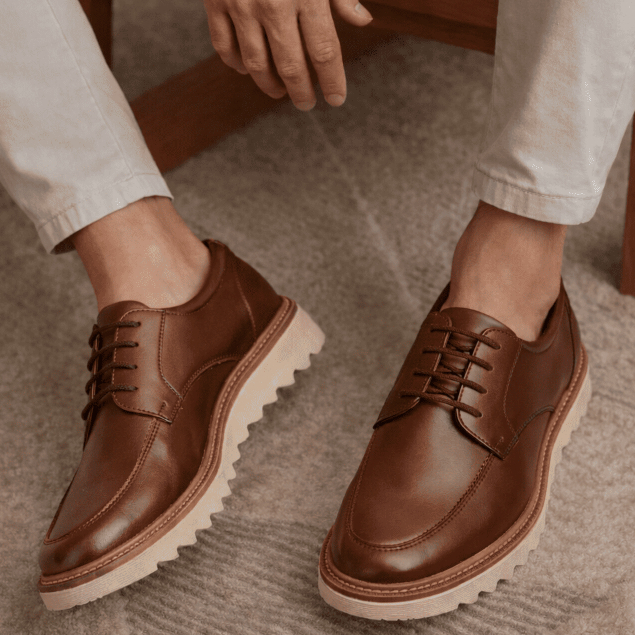 Sapato Masculino Oxford Social Couro Sintético Elegante E Durável