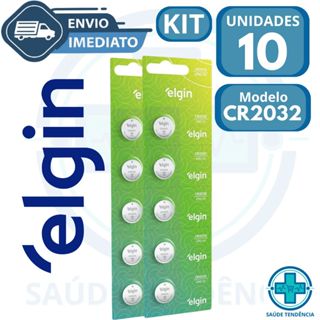 Elgin CR 2032 3v Blister 10 Unidades em Oferta na Shopee