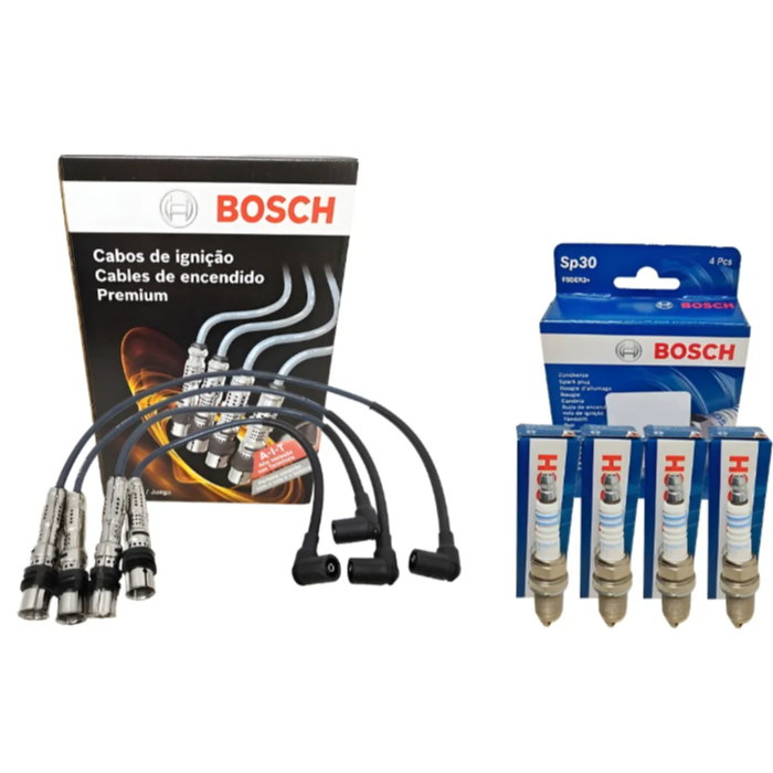 Kit Cabos + Velas Bosch Original Gol Polo Fox Spacefox Voyage 1.0 1.6 8v Flex em Oferta na Shopee