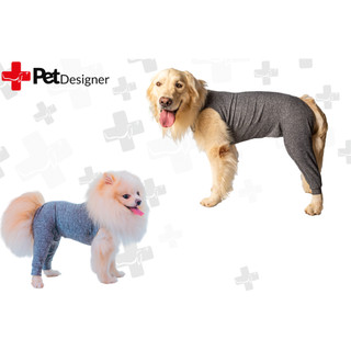 Roupa Protetora Pós Cirúrgica | Membros Posteriores Patas Traseiras Cachorros | Tamanhos de 0 a 15