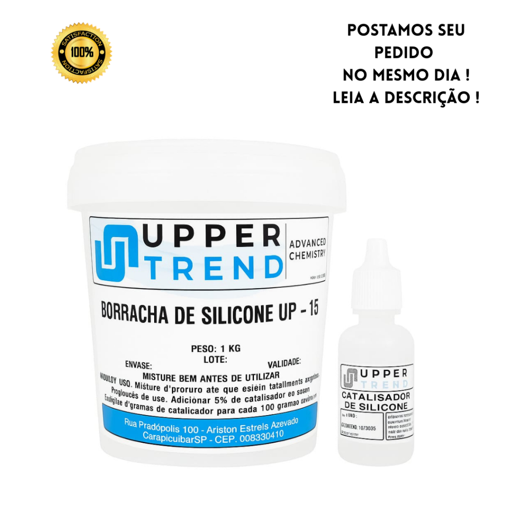 Borracha de Silicone VERMELHO 1 kg + Catalisador 30 g |Artesanato e Moldagem em Oferta na Shopee