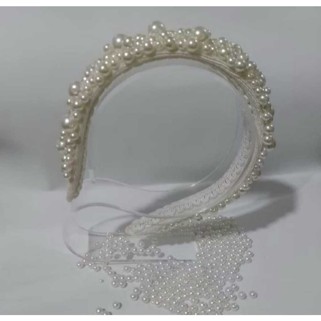 Suporte para 1 porta tiara individual em acrílico mostruário de arco organizador expositor
