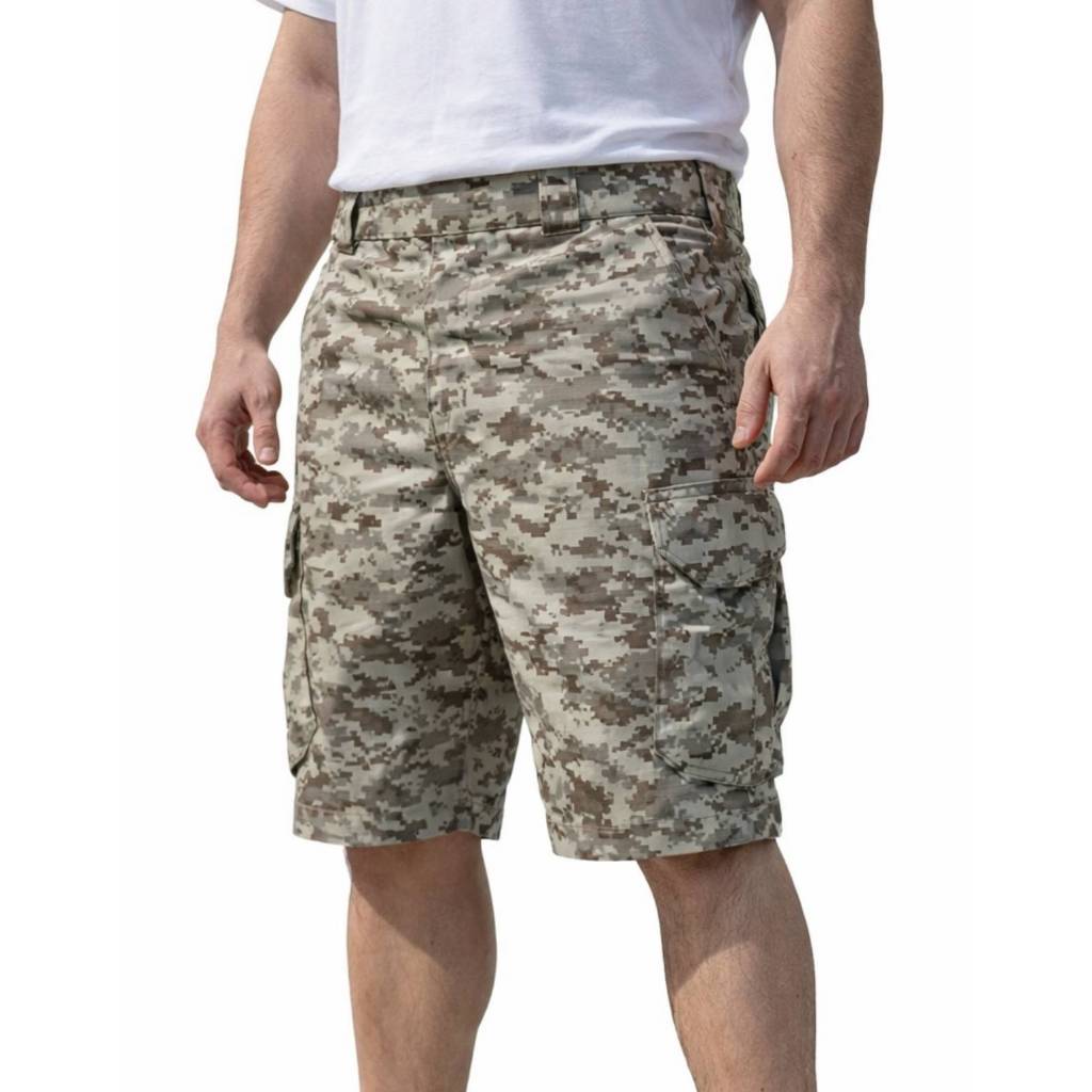 Bermuda Cargo Camuflada Reforçada Segurança Vigilante Tática resistente plantão uniforme empresa