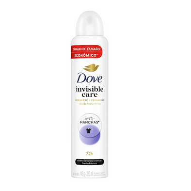Desodorante Dove Invisible Care Aerosol 250ml em Oferta na Shopee