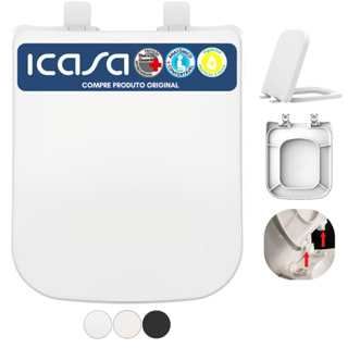 Tampa de Vaso Misti para bacia Icasa Original Branco Retira Fácil 6lpf em Oferta na Shopee