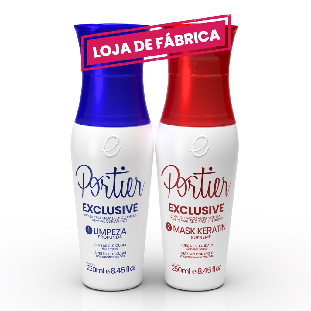 Portier Exclusive Kit - 250ml em Oferta na Shopee