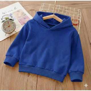 Casaco com Capuz Infantil - Blusa Moletom Felpado para meninos meninas- Do P a 5 anos- Sem estampa