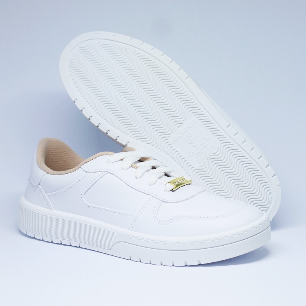 Tênis Feminino Moleca Casual Original Macio Conforto Napa Sapatenis Academia Dia a Dia Casual Escola