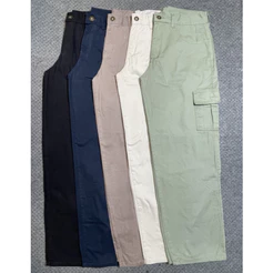 Calça Cargo Sarja Streetwear Unissex