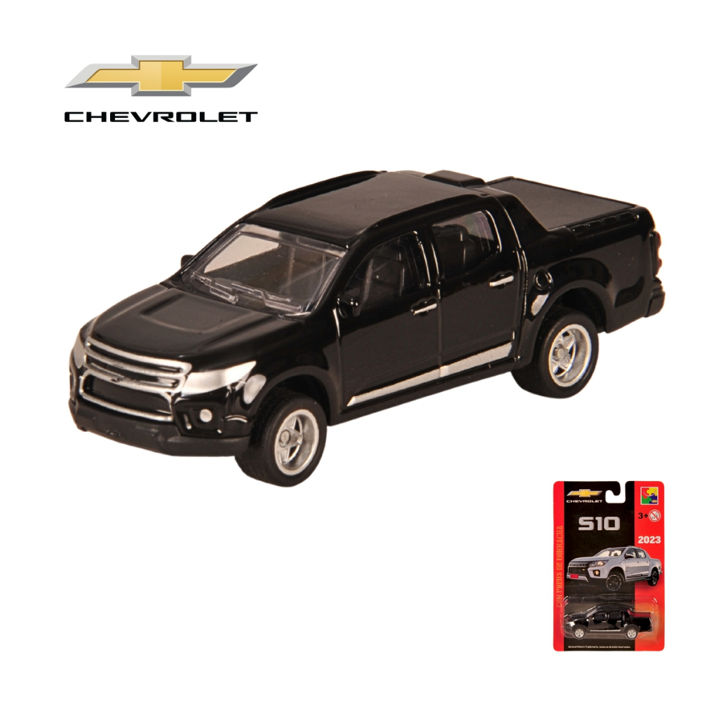 Miniatura 1:64 CKS Chevrolet S10 2023 Pneu Emborrachado