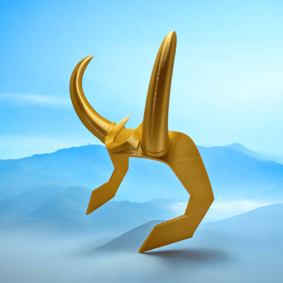 Coroa Loki Dourada | Cosplay Marvel | Impressão 3D
