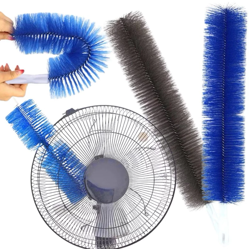 Escova Limpador De Ventilador Espanador De Pó Flexível Para Limpar Ar Condicionado Janela Ajustável multiuso — imagem 1